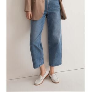 Madewell The Petite Perfect Vintage Wide-Leg Crop Jean Size 30 P Cresslow Wash